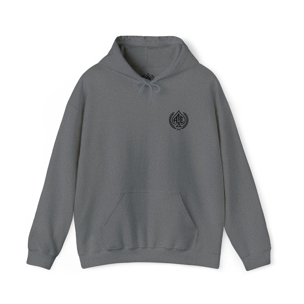 Ace'n Black Crest Embroidered Hoodie