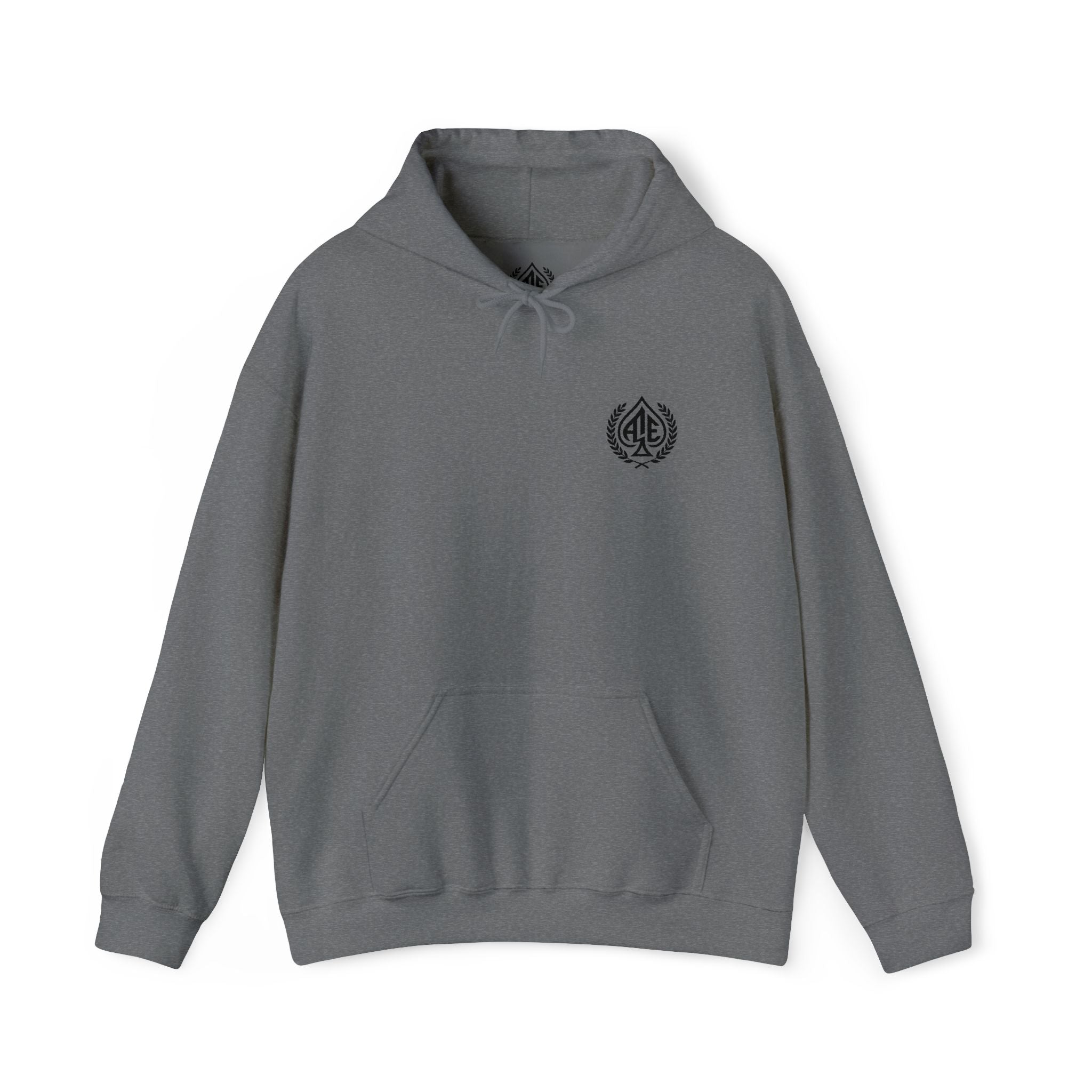 Ace'n Black Crest Embroidered Hoodie