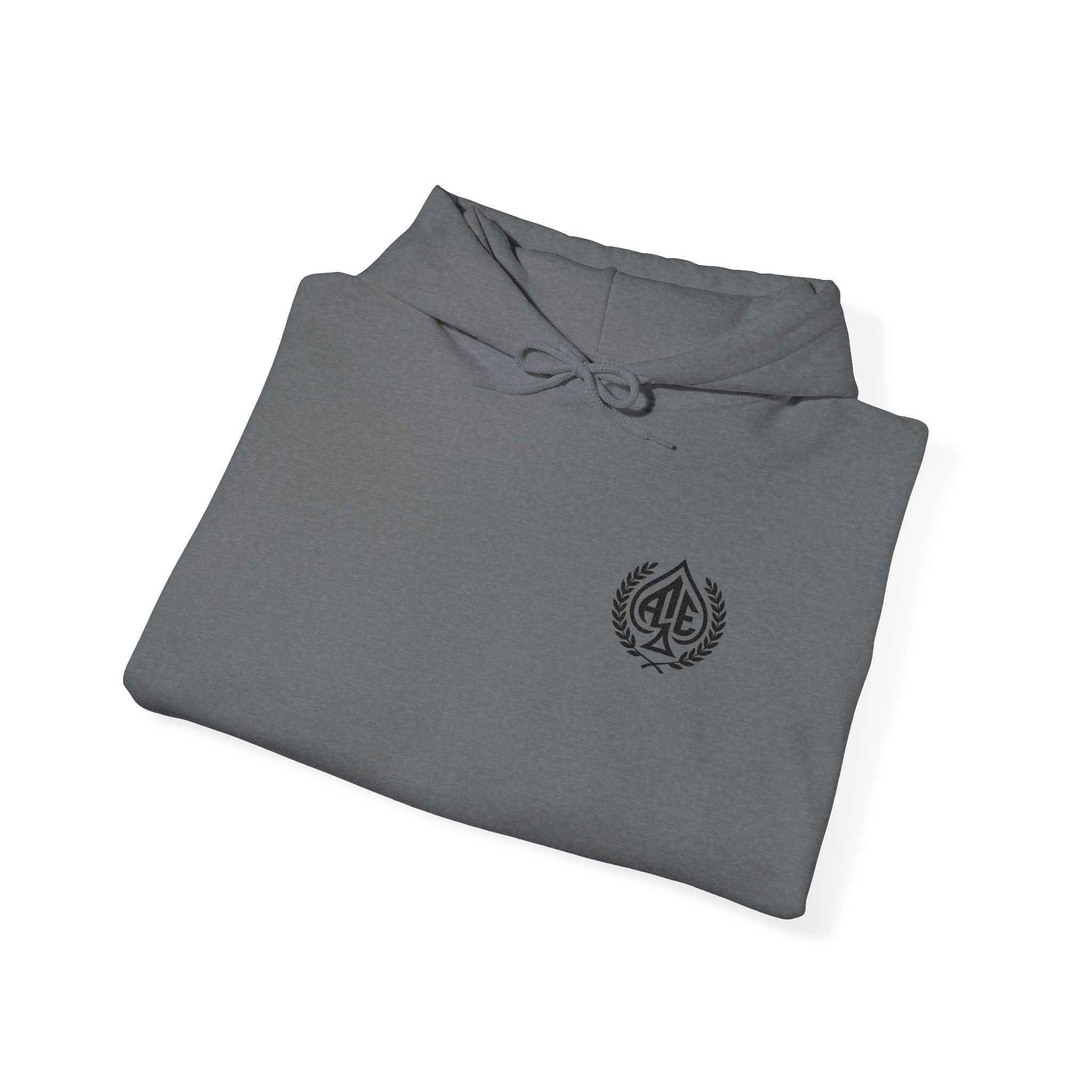 Ace'n Black Crest Embroidered Hoodie