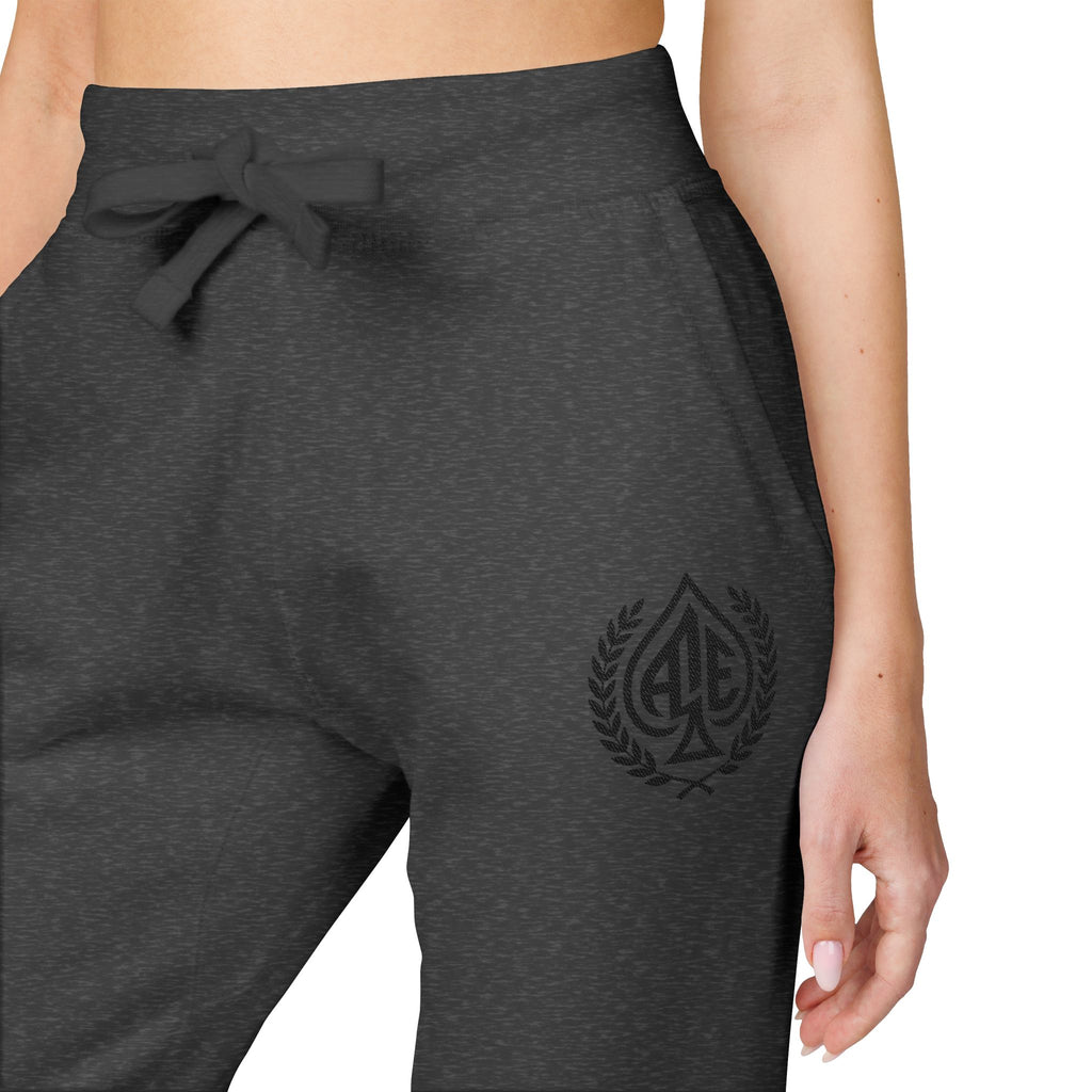 Ace'n Black Crest Embroidered Sweatpants