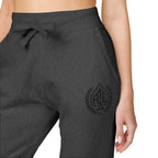 Ace'n Black Crest Embroidered Sweatpants