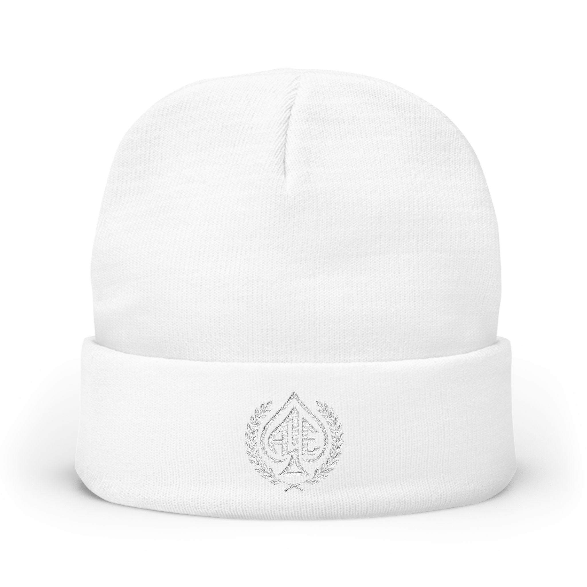 Ace'n White Crest Embroidered Beanie