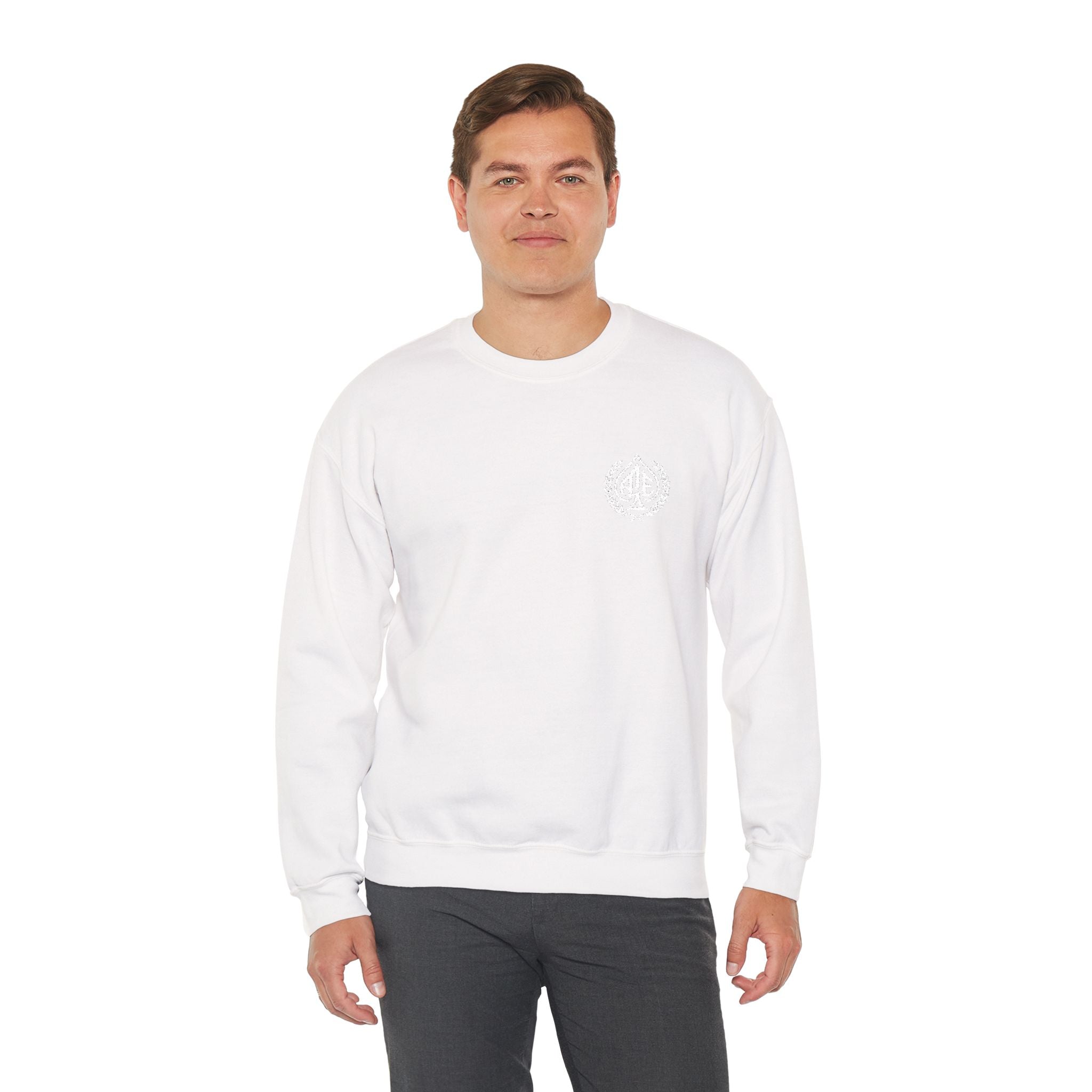 Ace'n White Crest Embroidered Crewneck Sweatshirt