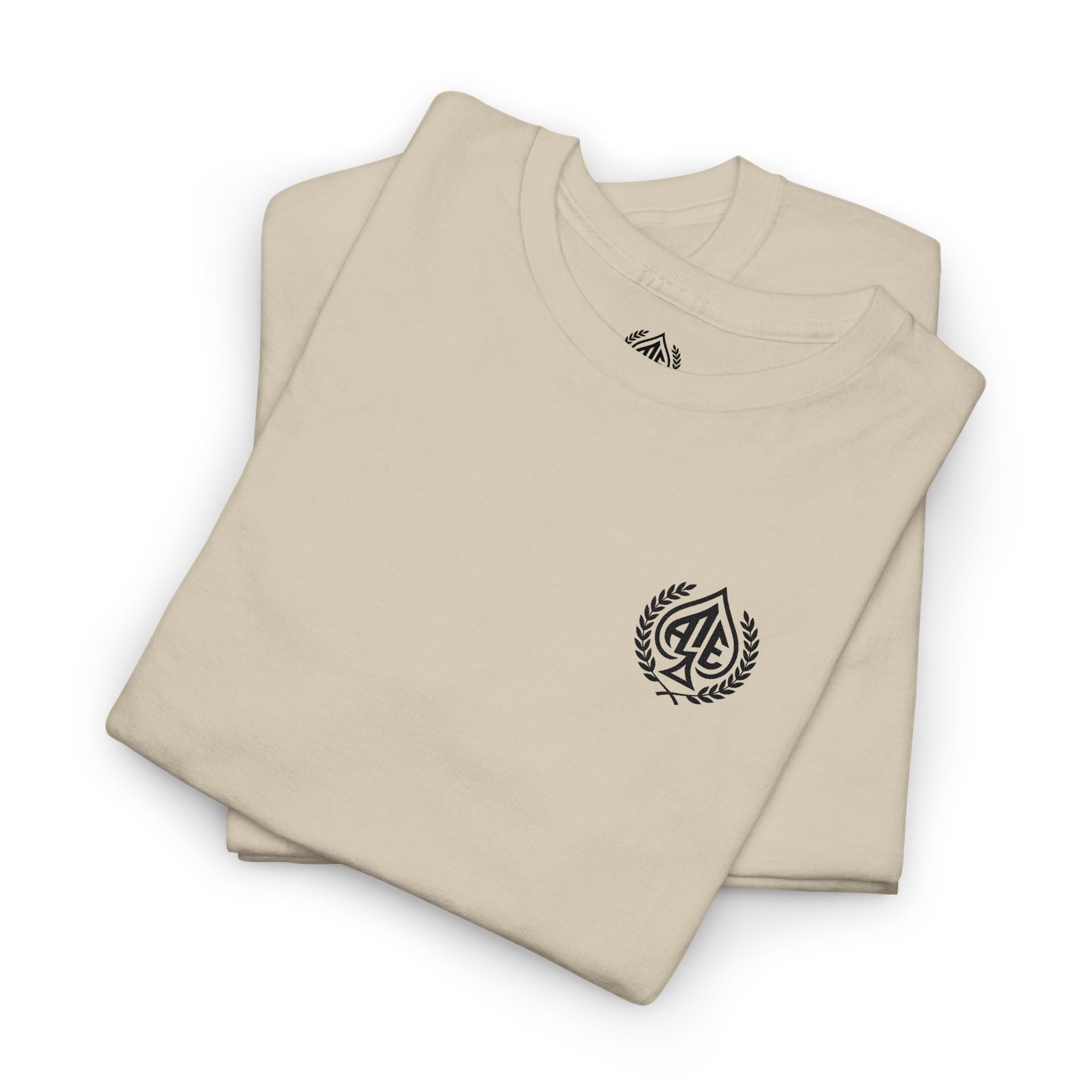 Ace'n Black Crest Embroidered Tee