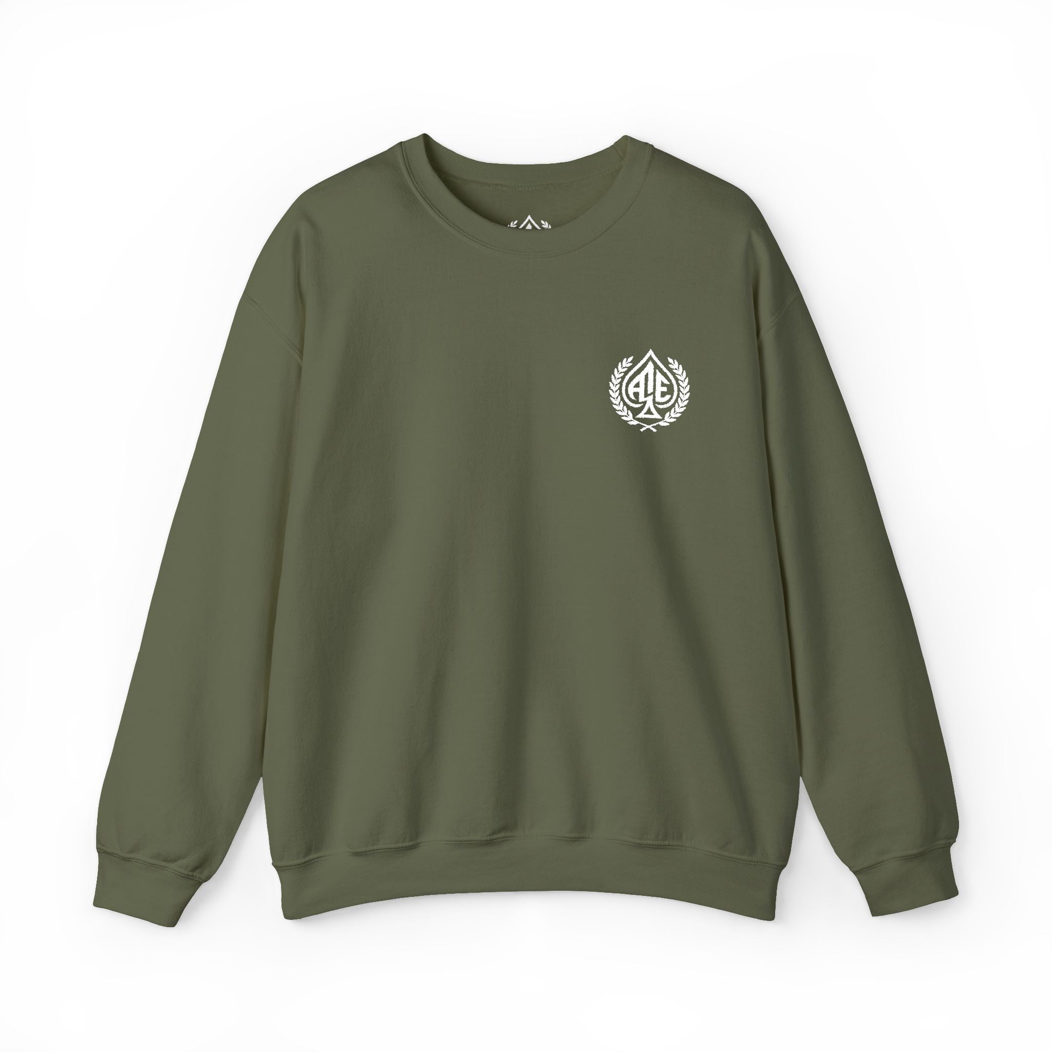 Ace'n White Crest Embroidered Crewneck Sweatshirt