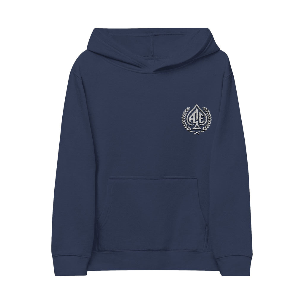 Ace'n White Crest Embroidered Kids Hoodie