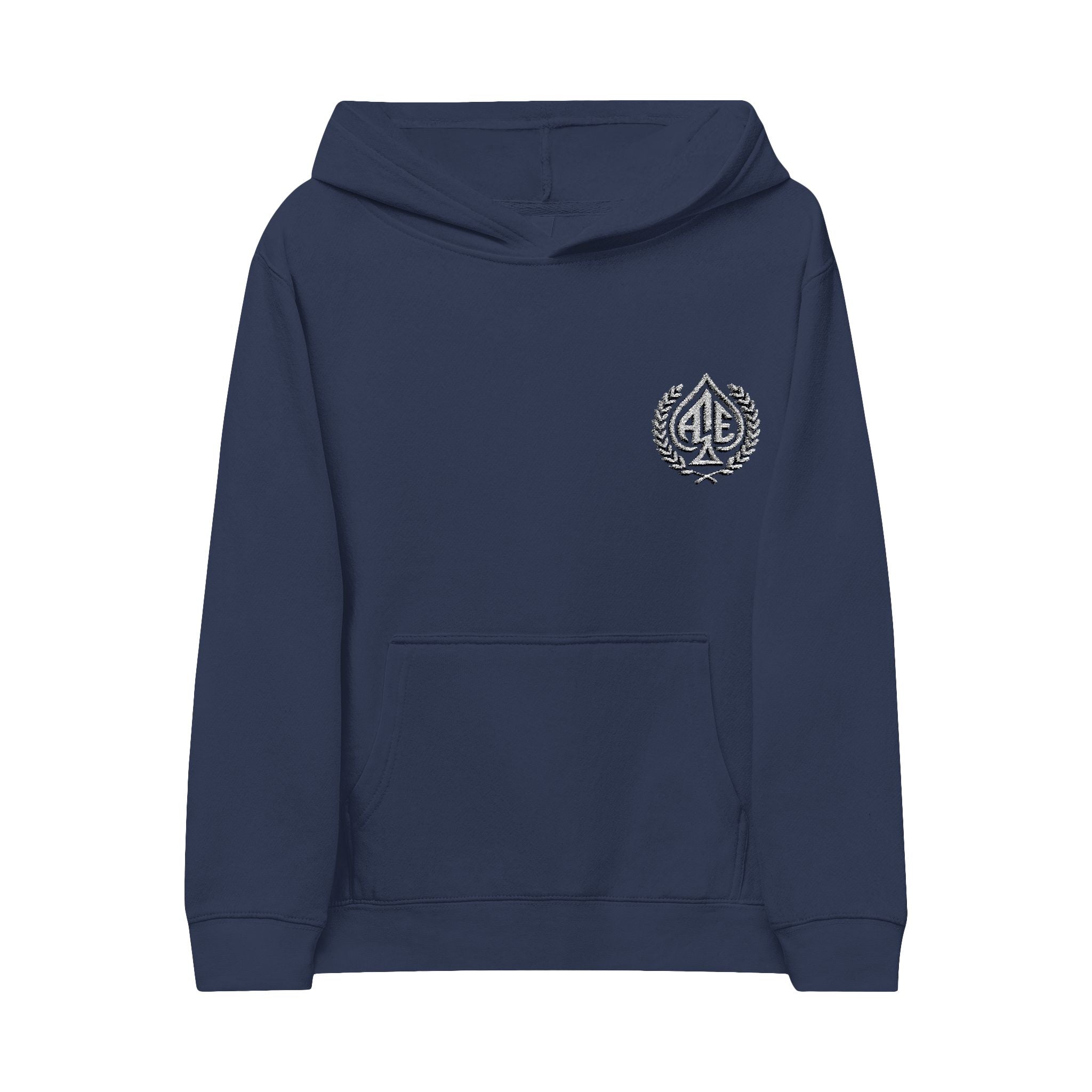Ace'n White Crest Embroidered Kids Hoodie