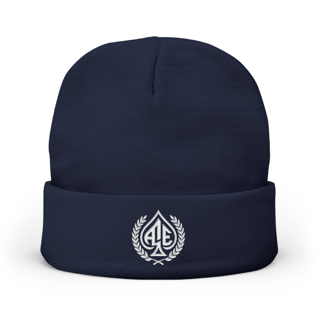 Ace'n White Crest Embroidered Beanie