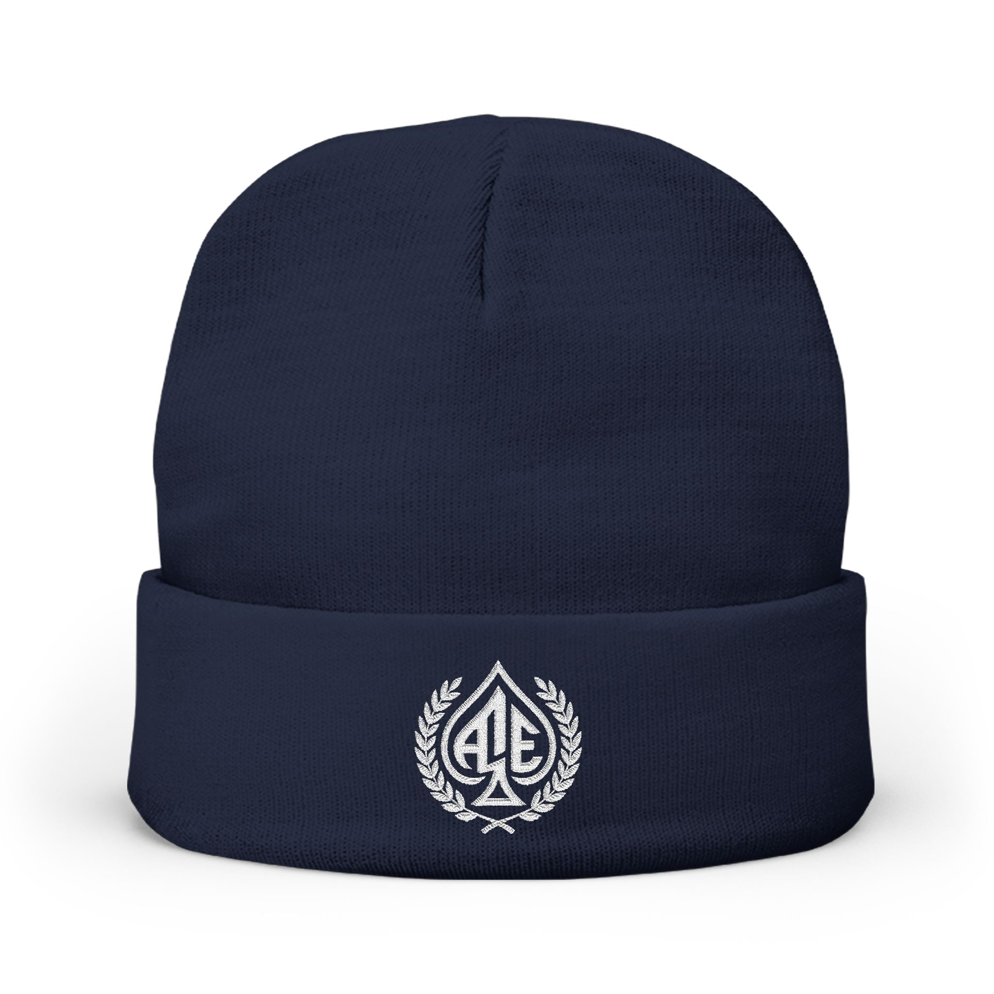 Ace'n White Crest Embroidered Beanie