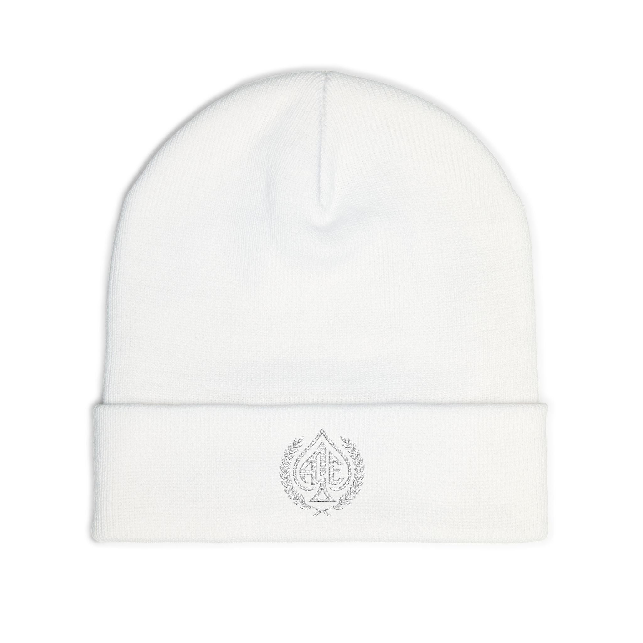 Ace'n White Crest Embroidered Beanie
