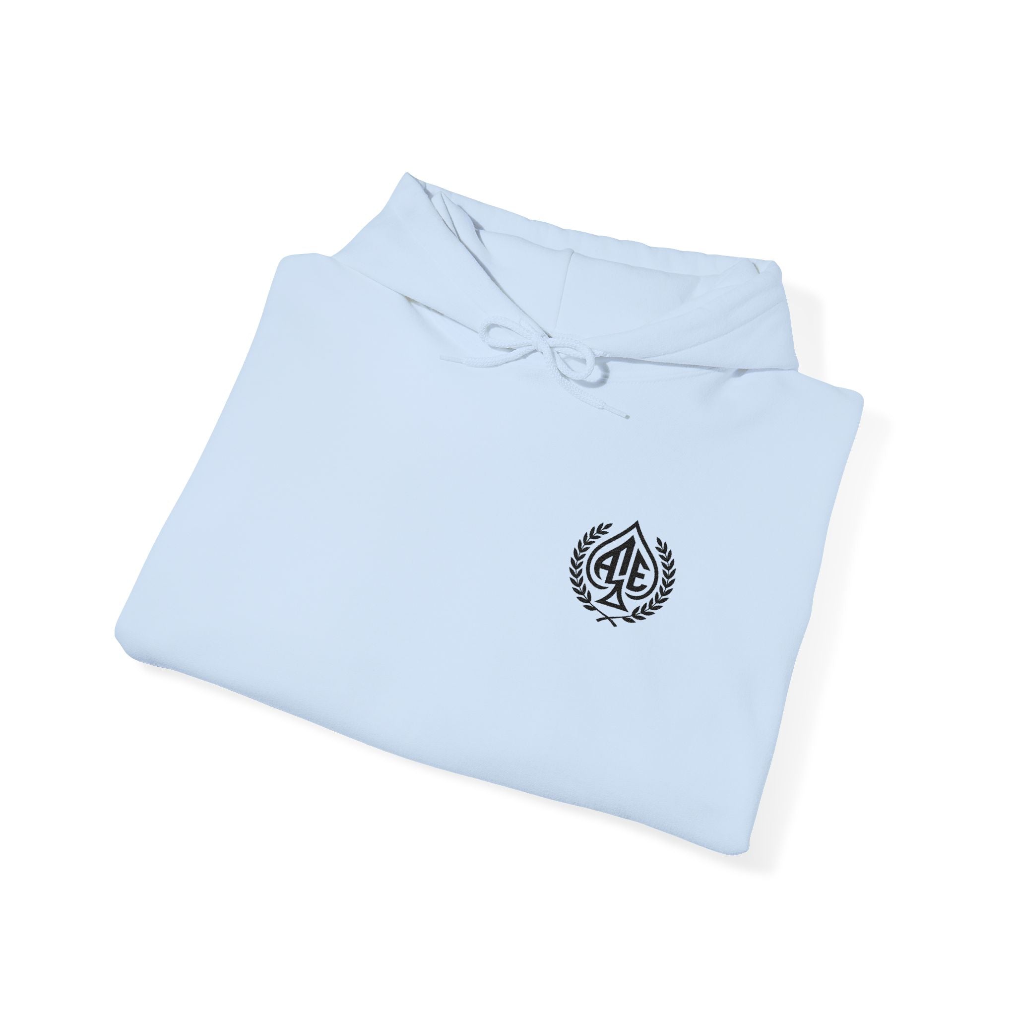 Ace'n Black Crest Embroidered Hoodie