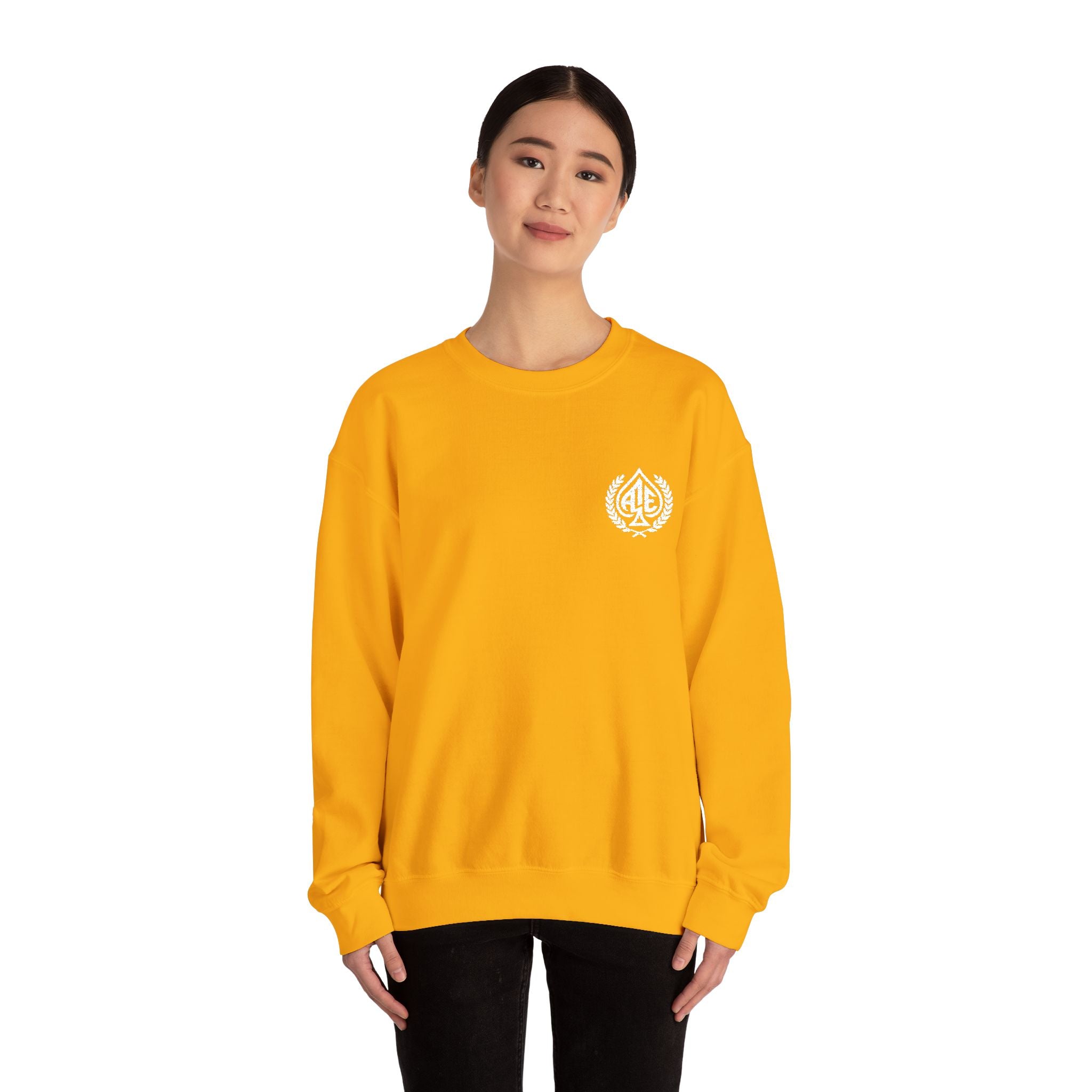 Ace'n White Crest Embroidered Crewneck Sweatshirt