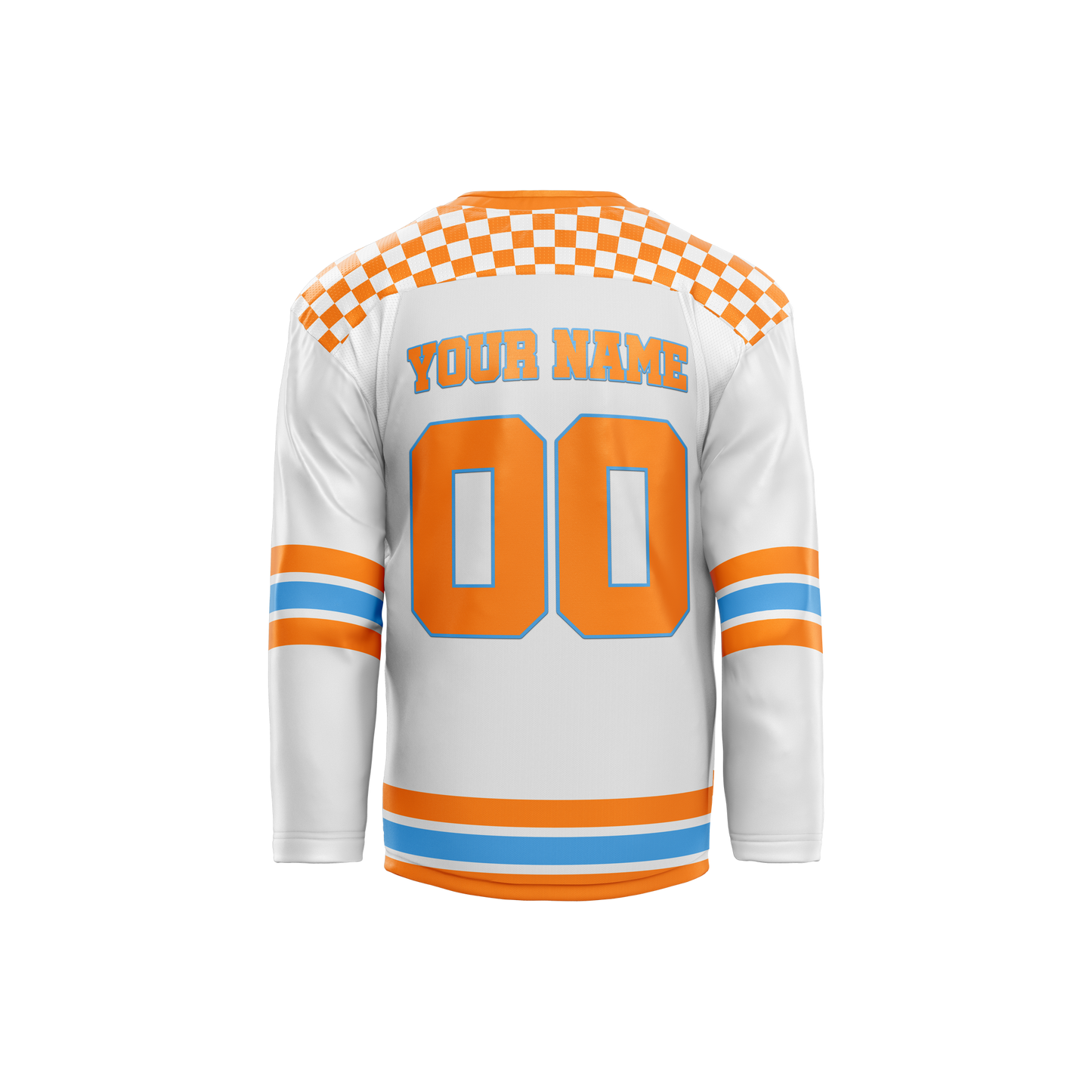 Custom Rocky Top White Hockey Jersey