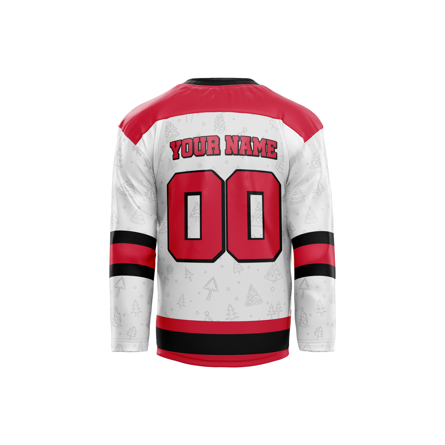 Custom Chirp Xmas Hockey Jersey