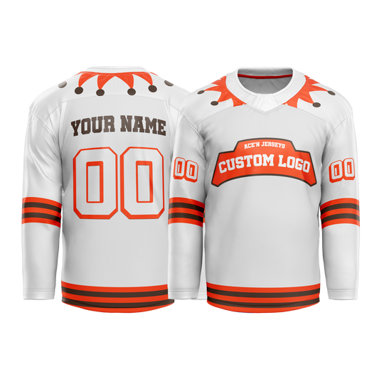 Custom Elf Xmas Hockey Jersey