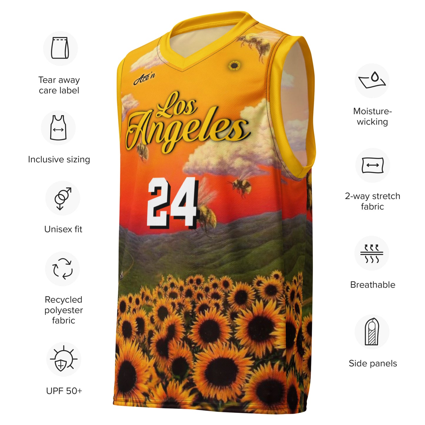 Ace'n "Los Angeles" Jersey | Bryant/#24