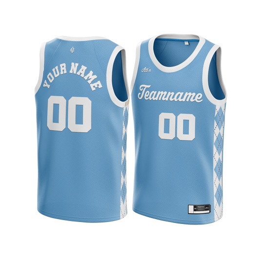 Custom Baby Blue Jersey