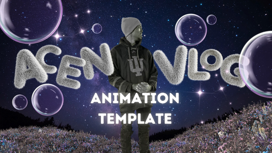 Galaxy Bubble 3D Cute YouTube Intro Template